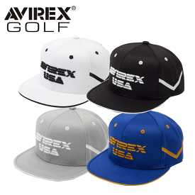 AVIREX GOLF アヴィレックスゴルフ メンズ USA 平ツバ キャップ AVG3S-CP12 【アビレックス】【帽子】【キャップ】【USA】【平ツバ】【CAP】