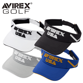 AVIREX GOLF アヴィレックスゴルフ メンズ USA バイザー AVG3S-CP13 【アビレックス】【帽子】【バイザー】【USA】【VISOR】【CAP】