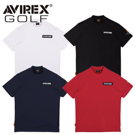 AVIREX GOLF アヴィレックスゴルフ メンズ S/S アイコン モックシャツ AVG3S-AP9 【アビレックス】【シャツ】【ウェア】【モックネック】【半袖】【ゴルフ】