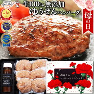 [ 母の日 遅れてごめんね 最終 P15倍 ] 楽天1位 無添加 牛100% ゆうぜん ハンバーグ ギフト 仕様 6食 (2…