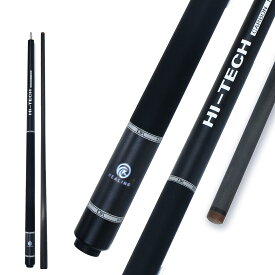ビリヤード キュー OKHEALING 58インチ 20oz 1/2 ジョイント カーボンファイバープール キュースティック 12.9mm/14mm キューチップ (ブレイクキュー)