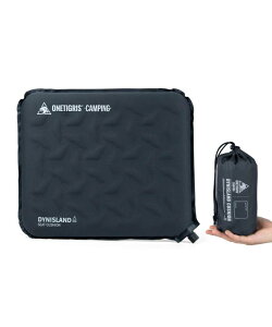 OneTigris DYNISLAND アウトドア 座布団 エアクッション 自動膨張 折りたたみシート 高反発 超軽量150g 耐荷重100kg 撥水 通気 無臭 快適 静音 滑り止め 持ち運び便利 オールシーズン 収納袋付き ア