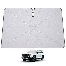 車用サンシェード 新型 車用サンシェード 傘 専用 フロントガラス パラソル 日除けシェード 曲がる中棒 ガラス繊維10本骨 車中泊 遮光 遮熱 UVカット スエード収納袋付き 傘型サンシェード