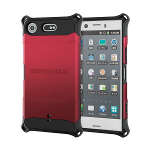 �X�}�[�g�t�H���P�[�X Xperia XZ1 Compact �Ή� �ϏՌ� �J�o�[ �Ռ��z�� �\�t�g�P�[�X ���b�h �����h�~ �ی�P�[�X
