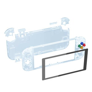 eXtremeRate switch lite�ɑΉ��p�N���A�f�ނ�DIY�݊�����P�[�X�V�F���A�C�V��switch���C�g�R���g���[���[�C���L�b�g�n�E�W���O/�X�N���[���t�B�����t���Aswitch���C�g�ɑΉ��p�J�X�^���P�[�X�J�o