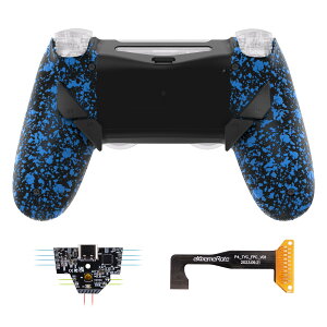 eXtremeRate ps4 slim pro�R���g���[���[JDM-040/050/055�ɑΉ��pDawn Type-C�o�[�W�������}�b�v�L�b�g�A6�̃J�X�^�}�C�Y�\�ȃ}�b�s���O�v���t�@�C���A�Đ݌v���ꂽ�e�N�X�`���[�h�o�b�N�V�F����4