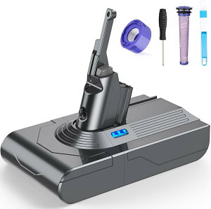 FLYLINKTECH �_�C�\�� V6 �o�b�e���[ DC62 DC61 HH08 DC72 DC74 SV09 SV08 SV07�ȂǑΉ� V7�V���[�Y�|���@�p�o�b�e���[ PSE�}�[�N�t�� �t�B���^�[�t�� �݊��i