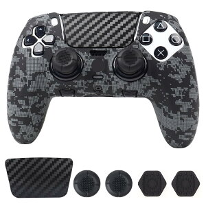 RALAN �V���R���R���g���[���[�X�L�� �e�w�O���b�v8�t�� PS5 Dualsense Edge Controller Play Station 5�A�N�Z�T���[�ƌ݊������� �h�� ����~�� �R���g���[���[�J�o�[ �X�L���v���e�N�^�[