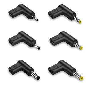 WYMECT l���ϊ��A�_�v�^�[ DC�[�d�R�[�h L���^�p���[�o��:12V �ő�[�d���x60W �m�[�g�p�\�R�� �[�d�� PD TypeC-DC�A�_�v�^�[ �[�q�̎d�l:3.0*1.1 3.5*1.35 4.0*1.7 4.8*1.7 5.5*2.1 5.5*2.5