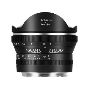7artisans MF 6mm F2 FISH-EYE II ED RF�}�E���g ���჌���Y APS-C �P�œ_���L�p�����Y