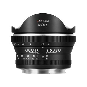 7artisans MF 6mm F2 FISH-EYE II ED RF�}�E���g ���჌���Y APS-C �P�œ_���L�p�����Y