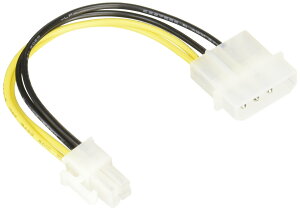 �ϊ����l �y���t�F����(��4�s��) �� ATX12V(4�s��)�d���ϊ��P�[�u��