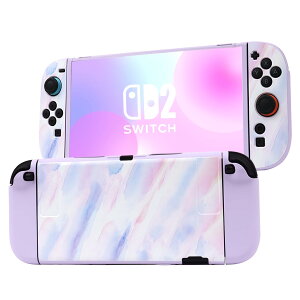 RALAN Switch 2 �J�o�[ ���킢�� TPU�f�� �҂�����t�B�b�g �ϖ��Ր� ���h�~ ����h�~ �s���N �O�� �N�₩�ȐF �y�ʂŎ����^�тɕ֗� (���F)