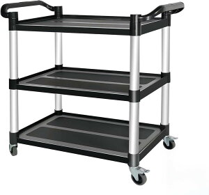 TUIYIDUO �T�[�r�X���S�� �c�[���J�[�g �L�b�`�����S�� 3�i �ω׏d270KG �R�� �z�V�J�[�g �L���X�^�[�t�� �y�� �É� �ړ��֗� �Ɩ��p �H����[ ������ �^����� �䏊 �z�e�� �H���ȂǓK�p ���{��