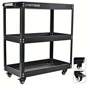 TUIYIDUO �O�i �y�ω׏d200kg�z�����| �c�[���J�[�g �H��S�� �H��J�[�g �h���C�o�[�z���_�[ �H� �c�[���{�b�N�X �L���X�^�[�t�� DIY �K���[�W �H���� �H����[ �^�� ���� ��� �K���[�W