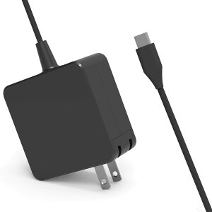 �y45W USB-C AC�A�_�v�^�[�zPD�Ή��}���[�d�� Type-C 45W USB-C �[�d��HP�̂��߂̎��ւ�Lenovo Asus Samsung Acer NEC Dell Chromebook�̓d���A�����[���^�C�vC AC�A�_�v�^�[�̓d���R�[�h20V 2.25A C�^�C�v �ėp