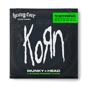 Jim Dunlop(�W�� �_�����b�v)HEAVY CORE KORN GUITAR STRINGS �R�[�� �V�O�l�`���[�E�G���L�M�^�[�� KRHCN1065 7���p