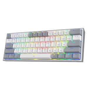 Redragon K617 Fizz 60% �L��RGB�Q�[�~���O�L�[�{�[�h