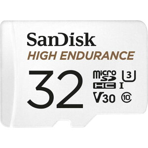SanDisk 32GB High Endurance Video MicroSDHC Card with Adapter for Dash Cam and Home Monitoring Systems - C10, U3, V30, 4K UHD, Micro SD Card - SDSQQNR-032G-GN6IA