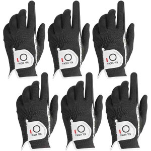 ゴルフグローブ メンズ 6枚セット スエード調合成皮革 繊維布 メッシュ素材 ソフト 通気 速乾 耐摩擦性 丸洗い可能 マジックテープ 多機能 全天候型 破れにくい ゴルフ手袋