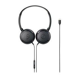 �I�[�f�B�I�e�N�j�J ATH-S120C �w�b�h�z�� �I���C���[ �L�� 1.2m USB Type-C �R�l�N�^ �}�C�N WEB��c�p �����R���t �y�� �R���p�N�g iphone 15 ipad PC Windows Mac Android �y�������K�i�z�u���b�N ATH-S120C BK