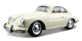 Bburago(ブラーゴ) 1/24 ポルシェ 356B クーペ 1961 ホワイト / ミニカー ダイキャストカー 完成品 18-22079 CM [並行輸入品]