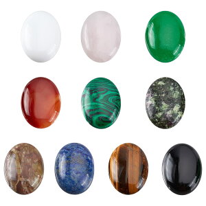 SUPERFINDINGS 10�� 10�X�^�C�� �I�[�o���V�R��΃J�{�V���� 30x22x7mm �t���b�g�o�b�N �W�F���X�g�[�� �J�{�V���� ���F �N�H�[�c �`���N�� �X�g�[�� �t�@�Z�b�g�h�[���W�F���X�g�[���J�{�V���� �q