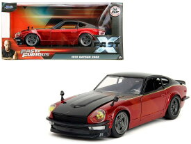 JADA TOYS 1/24 ワイルドスピード ダットサン 240Z 1972 レッド/ブラック F&F X ミニカー 34916 [並行輸入品]
