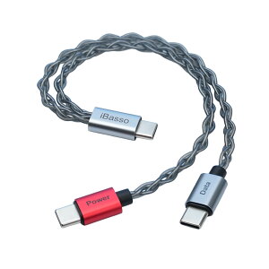 iBasso Audio CB19 /CB19C�A�C�o�b�\ �I�[�f�B�I �Z�p���[�g�p���[OTG�P�[�u�� USB Type-C to Type-C �^�C�vC USB-A �h���O��DAC�֋��d�A�_�v�^ ���ϋv �|�[�^�u��DAC�A���v�� �⃁�b�L���P�[�u���y�������K