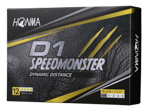 �{�ԃS���t HONMA �S���t�{�[�� D1 SPEED MONSTER �X�s�[�h�����X�^�[ 1�_�[�X 12��