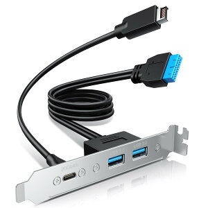 20Gbps USB 3.2 Gen 2x2 USB-C�t�����g�p�l���A�_�v�^�[ �}�U�[�{�[�h�w�b�_�[�����P�[�u�� USB-C���X����20�s��USB Type-E A�L�[�I�X�R�l�N�^�[ PCIe�u���P�b�g�t�� �P�[�u����60cm