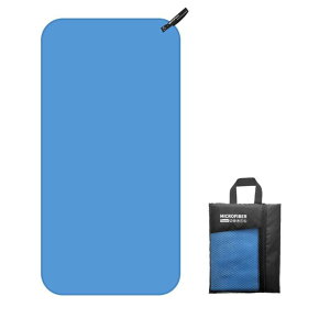 MORGEN SKY 速乾タオル スポーツタオル マイクロファイバー ジムタオル セームタオル バスタオル フェイスタオル ビーチタオル コンパクト 収納袋付き 防臭 超吸水 旅行 登山 水泳 フィットネ