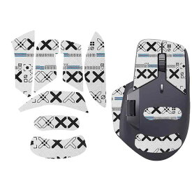 Rapoo MT760 用 マウスグリップ テープ 【NOUKAJU】 Rapoo MT760 ゲーミングマウス 用 滑り止めグリップテープ 極薄 優れる吸水性 アンチスリップ テープ ゲーミングマウス用 (ホワイト)