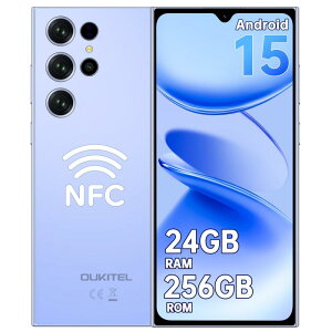 OUKITEL C61 Pro SIMt[ X}z 24GB RAM+256GB ROM Android 15 X}z {