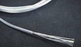 電線 0.75sq FEPテフロン線 耐圧600V 耐熱200℃ 外径1.9mm 5m 袋入パック 撚り線 30/0.18mm スズメッキ線 耐薬品