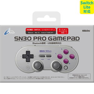 �ySwitch Lite / Switch / ���g���t���[�N�Ή��z 8Bitdo SN30 PRO GAMEPAD - Switch