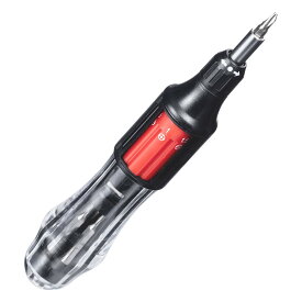 ドライバーセット 11in1 ラチェット機能付き ビット内蔵 回転式 交換可能 小型タイプ ニッケルクロムモリブデン鋼