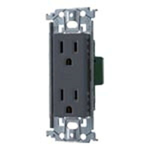 �����ڒn�_�u���R���Z���g �}�b�g�O���[ ��48.1×���s28.5×����110mm 15A 125V �˂��Ȃ��[�q�� �����|�� �����A �K���@�K�d�C�p�i���S�@ JIS C 8303�K���i 600V�r�j���≏�d�� 600V�r�j���≏�r�j���V