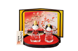 雛人形 親王飾り 平飾り 陶器製 雛祭り 節句 インテリア 飾り 初節句 贈り物