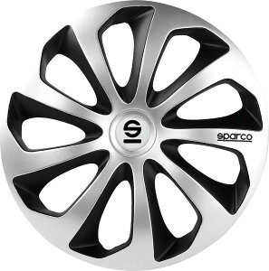 �X�p���R�R���T(Sparcocorsa) SPARCO CORSA �z�C�[���J�o�[ �V�V���A 15�C���` �V���o�[×�u���b�N SPC1573SVBK_J