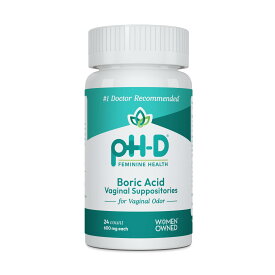 ホウ酸 膣坐剤 600mg 24個入り ボトル