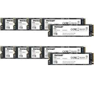 Internal SSD NVMe PCIe Gen 3x4 M.2 2280 10 Pack
