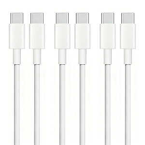 USB Type C to Type C �P�[�u�� PD�Ή� 65W 3A�}���[�d USB C to USB C�P�[�u�� �X�}�[�g�t�H�� �^�u���b�g �m�[�g�p�\�R���̃^�C�vc�@��ɑΉ� �r�f�I�o�͔�Ή�