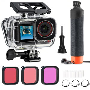 FitStill 164�t�B�[�g/50���[�g���h���n�E�W���O�ƃt���[�e�B���O�n���h���Z�b�g�ADJI Osmo Action 5 Pro/Action 4/Action 3�p�A�V���m�[�P�����O�A�T�[�t�B���A����X�L�[�A�ی�P�[�X�A�A�N�Z�T���[�L