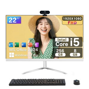 �f�X�N�g�b�v�p�\�R�� ��̌^PC 24�C���` �t��HD 16GB SSD 512GB Windows 11 Pro Office2024���� WEB�J�����t�� �L���L�[�{�[�h �}�E�X�t�� HDMI USB3.0 Bluetooth Wi-Fi�Ή� �ݑ�[�N �w�K�p