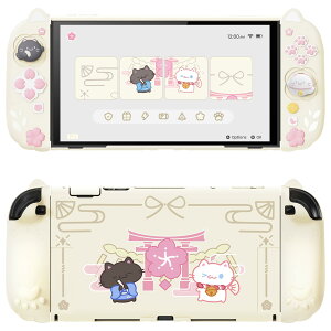 Switch 2�p�ی�J�o�[�Z�b�g �h�b�N�Ή� �L��&�����O���b�v�t�� Joy-Con�J�o�[�t�� �V���R��+PC�f�� ���̎� �ϏՌ� ���h�~ �����X�^���h�t�� �s���N������q�L�f�U�C��