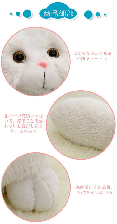 楽天市場 太る 猫 ぬいぐるみ まんまる ペルシャ猫 添い寝 おもちゃ 動物 子供 女の子 プレゼント ギフト 誕生日 記念日 クリスマス お祝い 50cm ゆゆかか