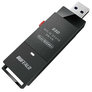 �o�b�t�@���[ SSD �O�t�� 2.0TB USB3.2 Gen2 �Ǎ����x 1050MB/�b �X�e�B�b�N �R���p�N�g ���^ Type-C�A�_�v�^�[�t�� SSD-SCH2.0U3-BA