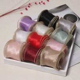 オーガンジー リボン リボンバレッタ リボンバレッタ 手芸 ワイヤー入り 50mm リボン 大きめ リボンヘアピン ダブルリボン チュール ロングテール パール付き キッズ 子供 ジュニア ヘアアクセ ヘアアレンジ アレンジ 大きなリボン かわいい yuyumo ヘアアクセサリー