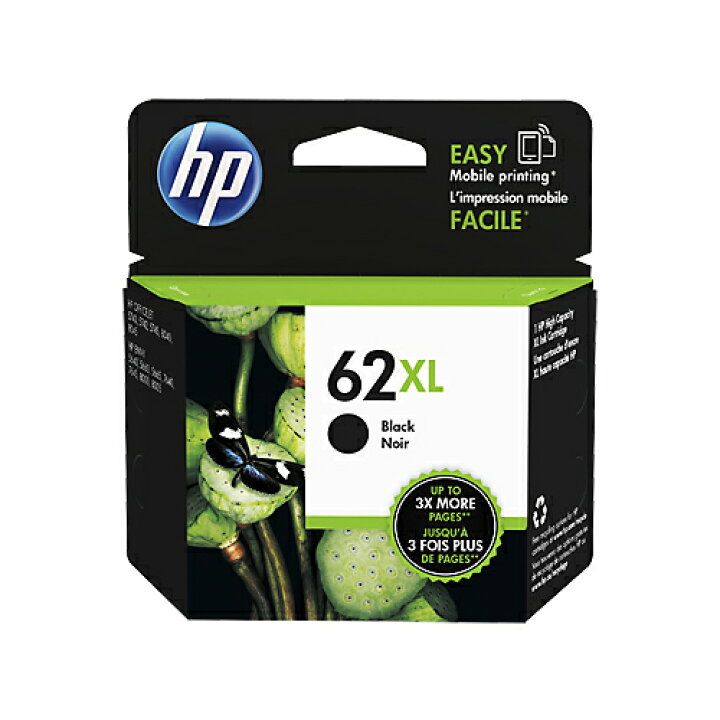 楽天市場】HP62XL インクカートリッジ 黒 増量 1個 C2P05AA HP 